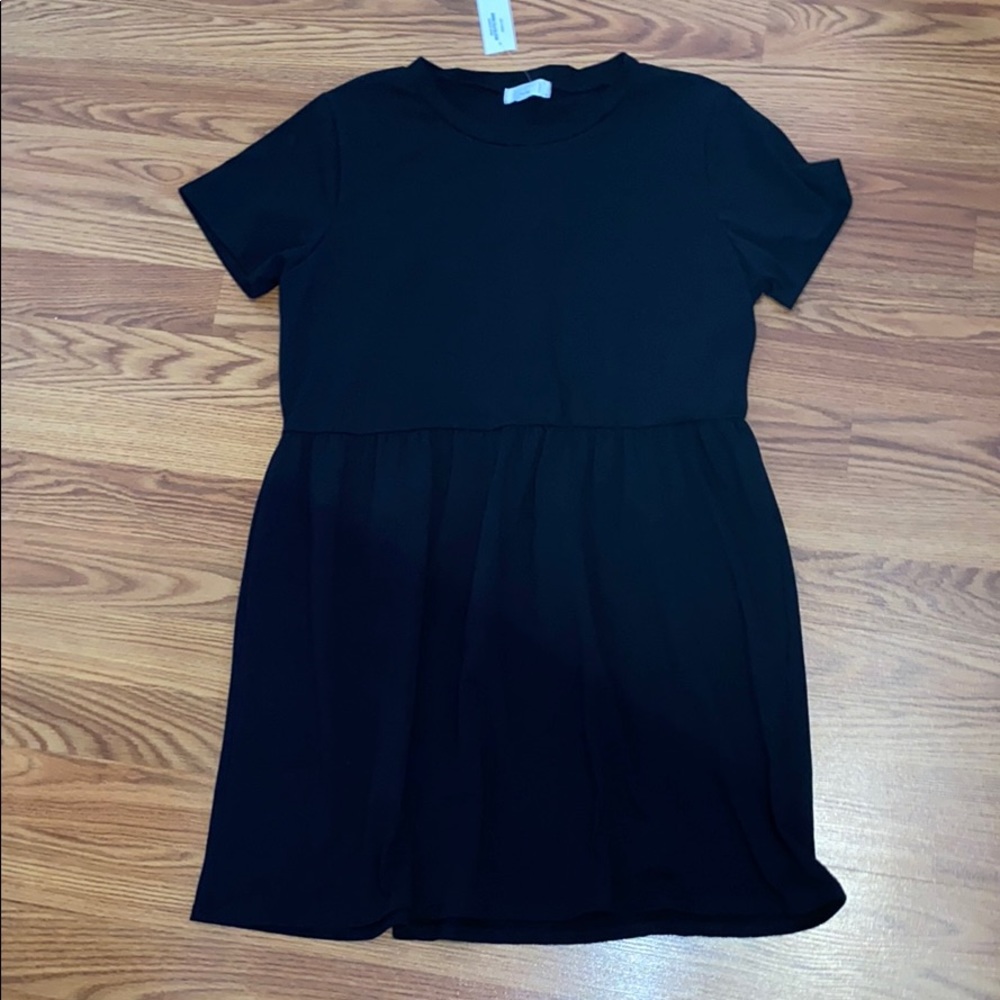 Black T-shirt dress from Tillys